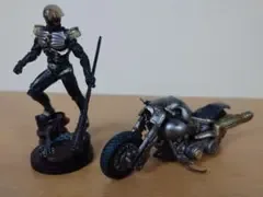 ジャンク S.I.C.匠魂スペシャル シルバーハカイダー & バイク 2個セット