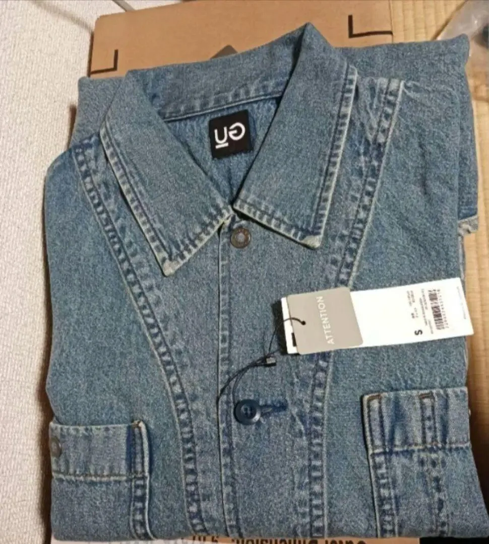 新品 GU アンダーカバー チュニック デニム シャツ Gジャン ジャケット