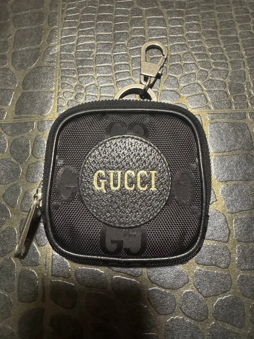 GUCCI グッチ オフザグリッド 645060 GG柄 コインケース 黒