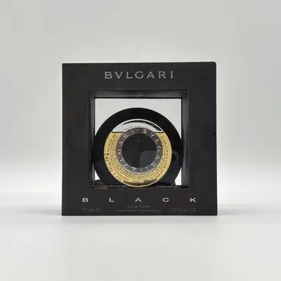 BVLGARI BLACK ブルガリ ブラック EDT 75ml 日本語表記あり