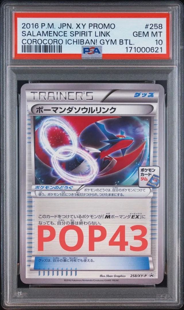 【世界43枚 PSA10】ボーマンダソウルリンク プロモ ポケモンカードジム