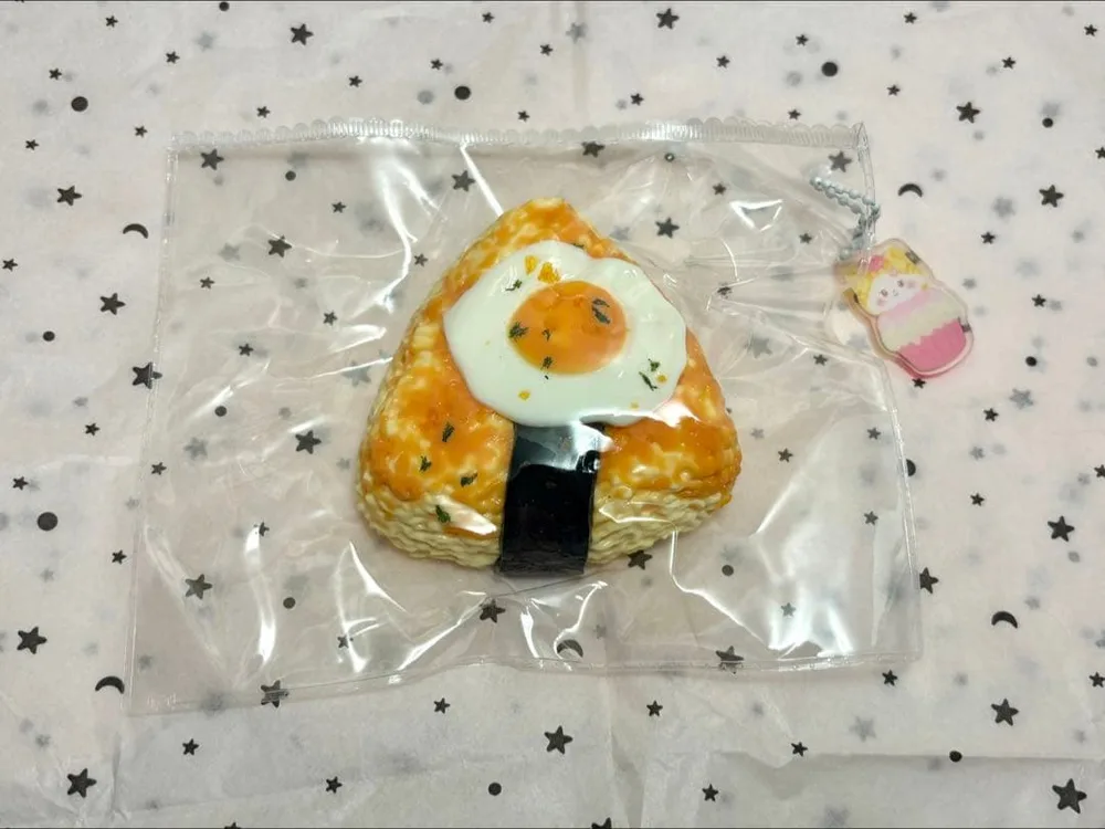 kaiun cream 目玉焼きおにぎり スクイーズ