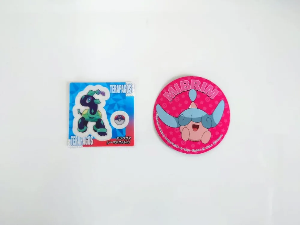 Terrapagos Mibrim Pokemon Snack Noodle Sticker ชุด 2 ชิ้น