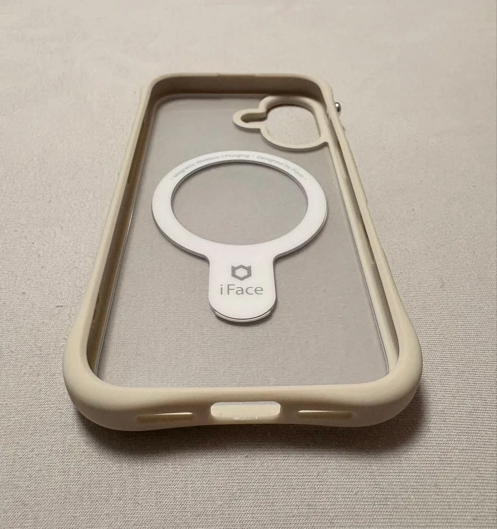 【新品未使用】iFace MagSafe対応 リングスタンド付 iPhone16