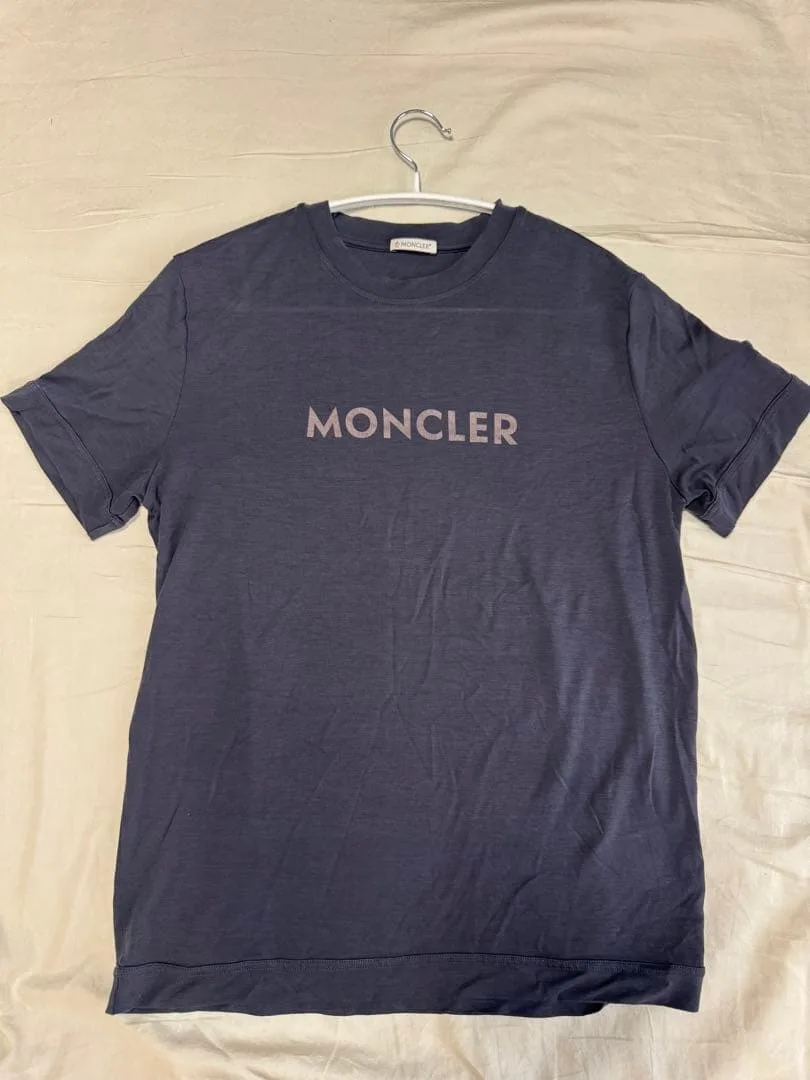 MONCLER モンクレール ロゴTシャツ L ダークネイビー
