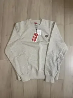 KENZO スウェット トレーナー グレー Mサイズ ワンポイント 新品 未使用
