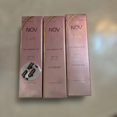 NOV L&W day essence UV SPF32 PA++++ X 3
