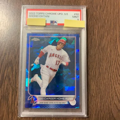 大谷翔平 2022 topps chrome Sapphire PSA9