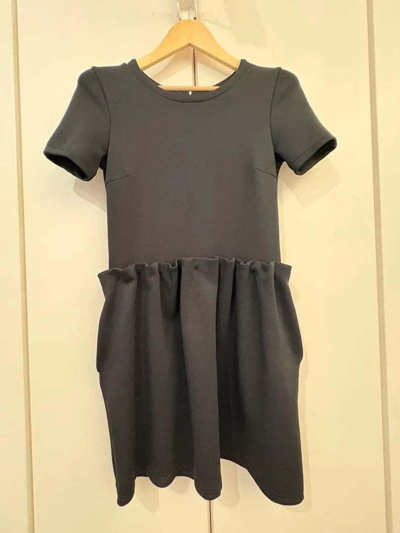 JILLSTUART เดรสแขนสั้น สีดำ M