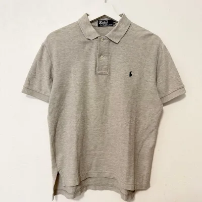 90s POLO RALPH LAUREN ラルフローレン ポロシャツ グレー