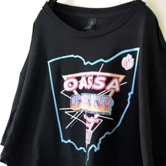 ギルダン OASSA CHEER Tシャツ XL ブラック 黒 古着