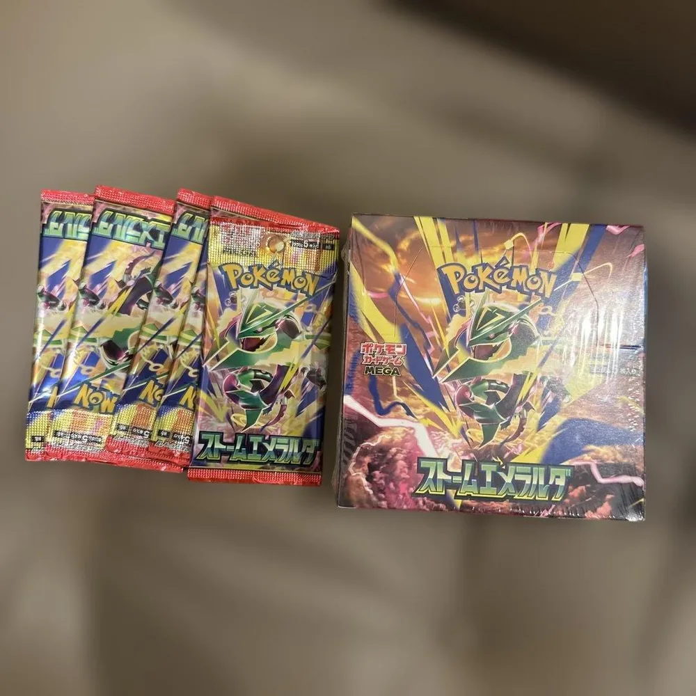 ポケモンカードゲーム ストームエメラルダ BOX シュリンク付き 5枚つけ