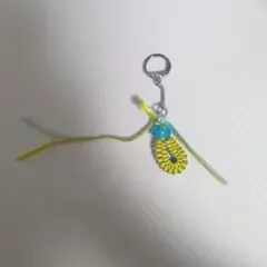 スマホショルダーストラップ イエロー×ブルー