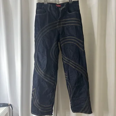 Supreme S Logo Rigid Baggy Jean Rigid 30