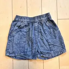 キッズ デニム ハーフパンツ 130cm