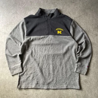 Champion チャンピオン ハーフジップ スウェット y2k 平成 L