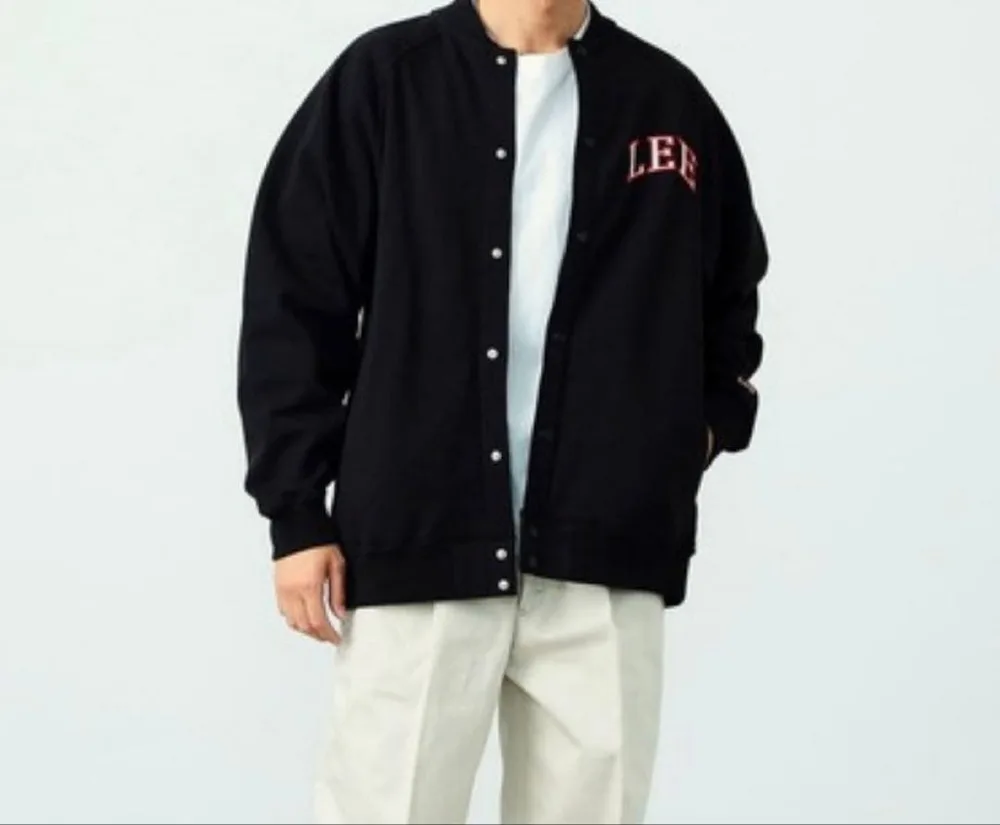 Lee スタジャン ブラック Lサイズ