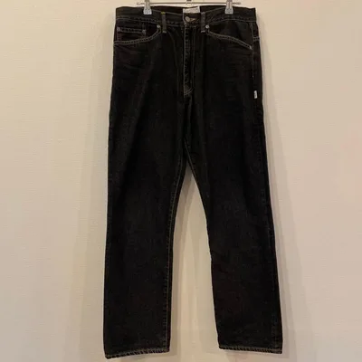 WTAPS BLUES BAGGY TROUSERS COTTON DENIM