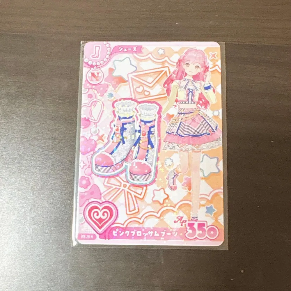 アイカツ!アンコール カード ピンクブロッサム シューズ