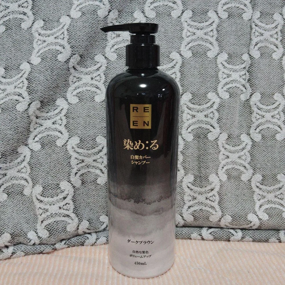 REEN 染め:る 白髪カバーシャンプー ダークブラウン 450mL