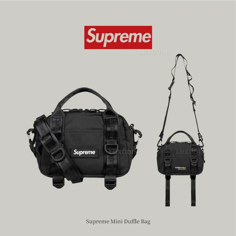 supreme Mini Duffle Bag ミニショルダーバッグステッカー付