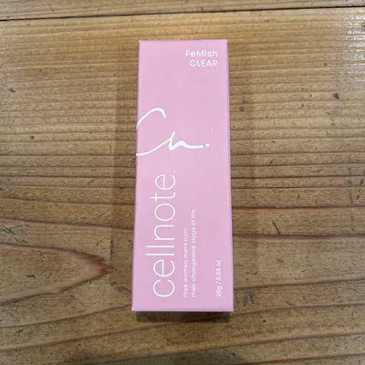 新品未使用cellnote FeMish CLEAR 25g