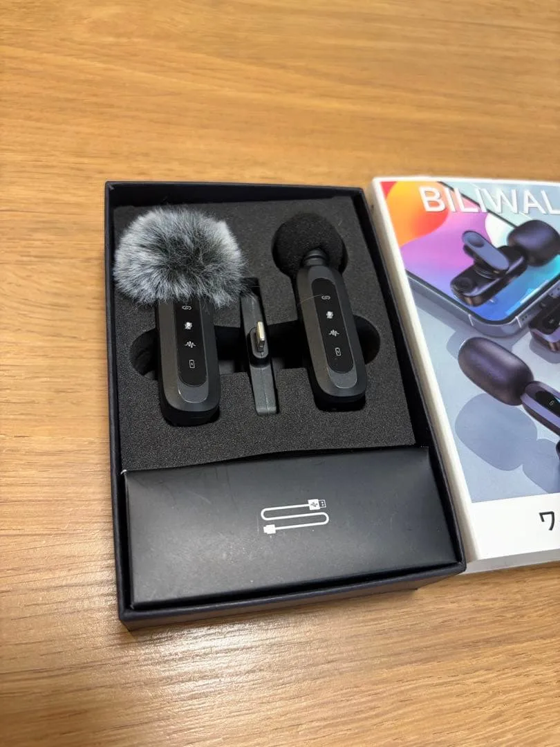 【値下げ】BILIWAL ワイヤレスピンマイク 2個セット Lightning