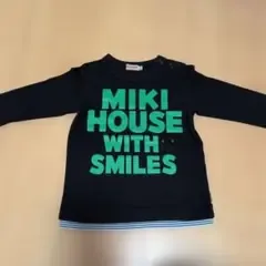 MIKI HOUSE 長袖Tシャツ ブラック 90cm