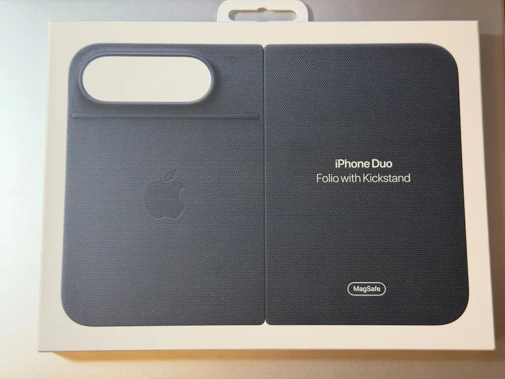 Apple 純正 iPhone Duo Folio ネイビーブルー