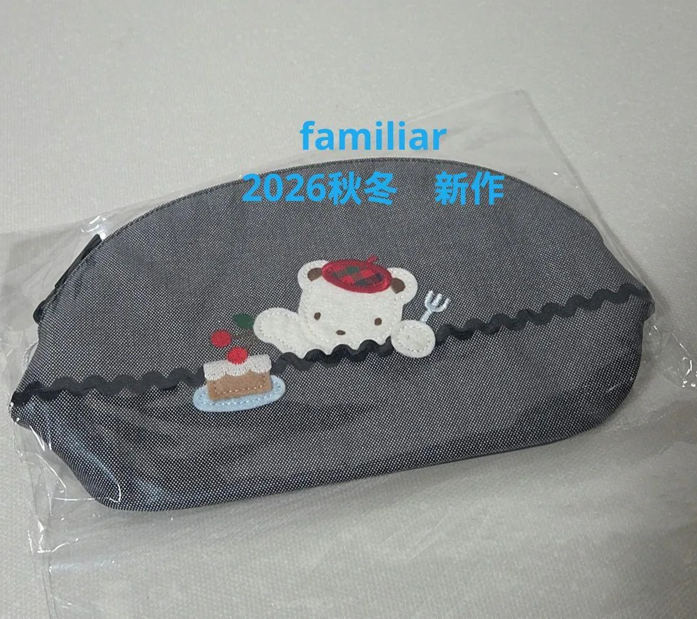 familiar ファミリア ポーチ ブラック 2026新作 新品 未開封