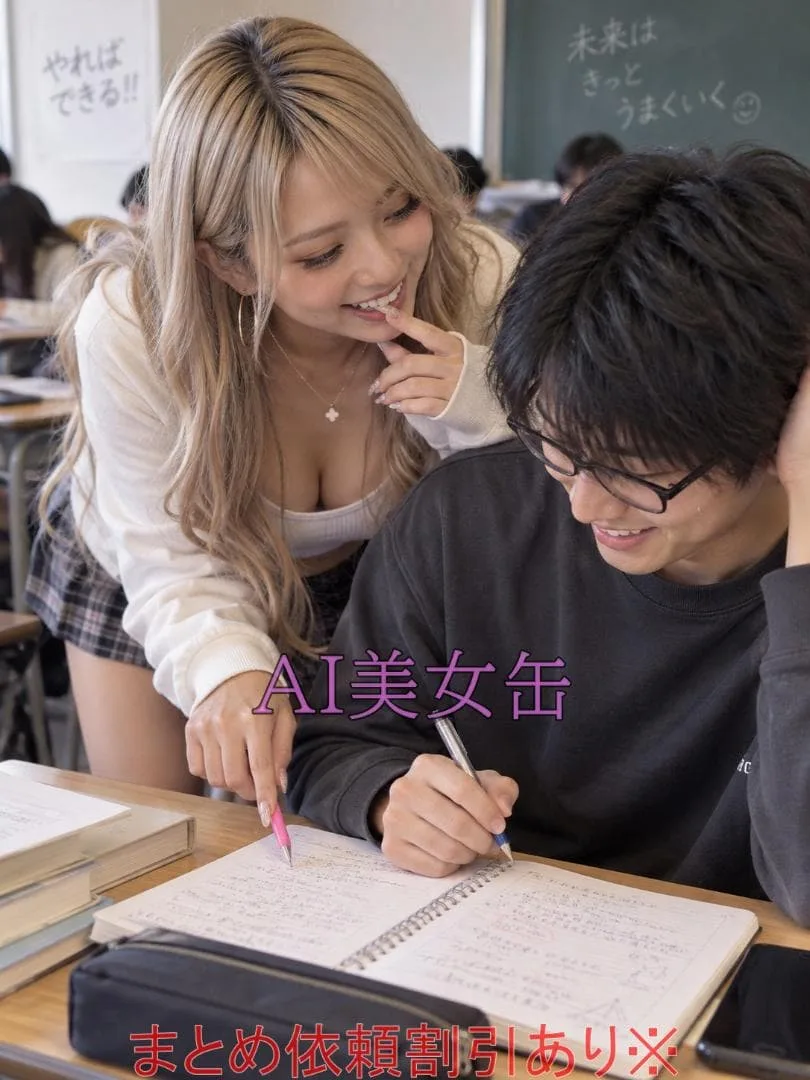BIJ1341 美女 AI 可愛い 金髪 ギャル 優しい