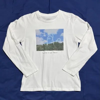 graniph 長袖Tシャツ ビューティフルシャドー SSサイズ グラニフ