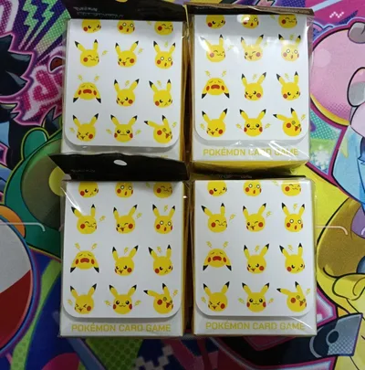 ポケモンカード ピカチュウとかみなり デッキケース 4個 まとめ売り