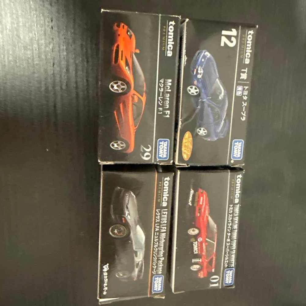 トミカ プレミアム 4台セット マクラーレン スープラ LFA スカイライン