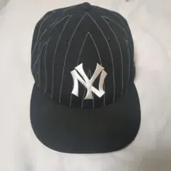 NEW ERA 59FIFTY ストライプヤンキースキャップ