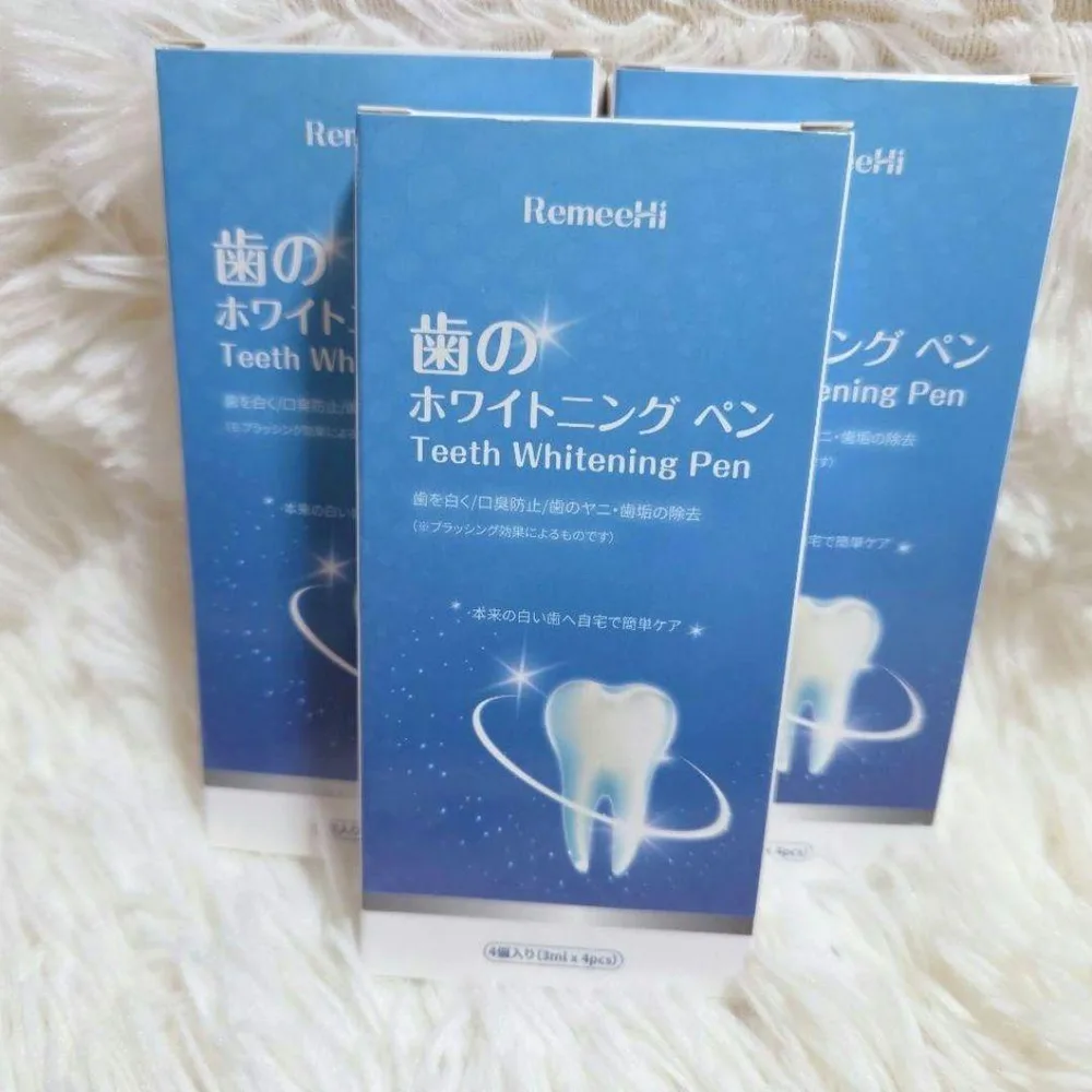 新品 RemeeHi 歯のホワイトニングペン 4本 3箱セット