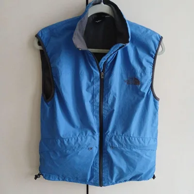 THE NORTH FACE ベスト ブルー メンズ Mサイズ