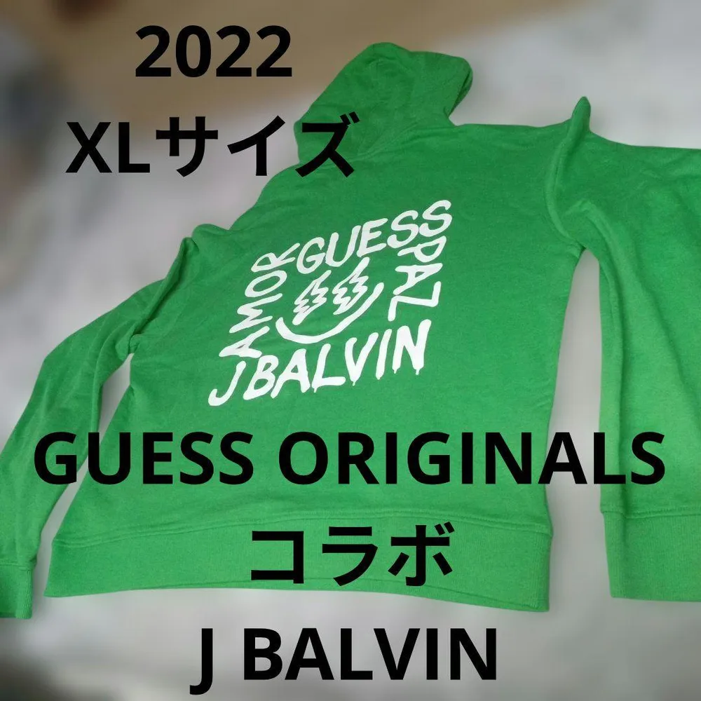 新品未使用GUESS ORIGINALS J BALVIN コラボパーカー XL