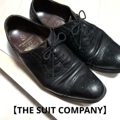 【THE SUIT COMPANY】 革靴 ブラック