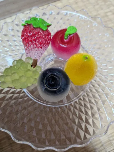 フルーツモチーフ 蓄光フィギュア 5種セット