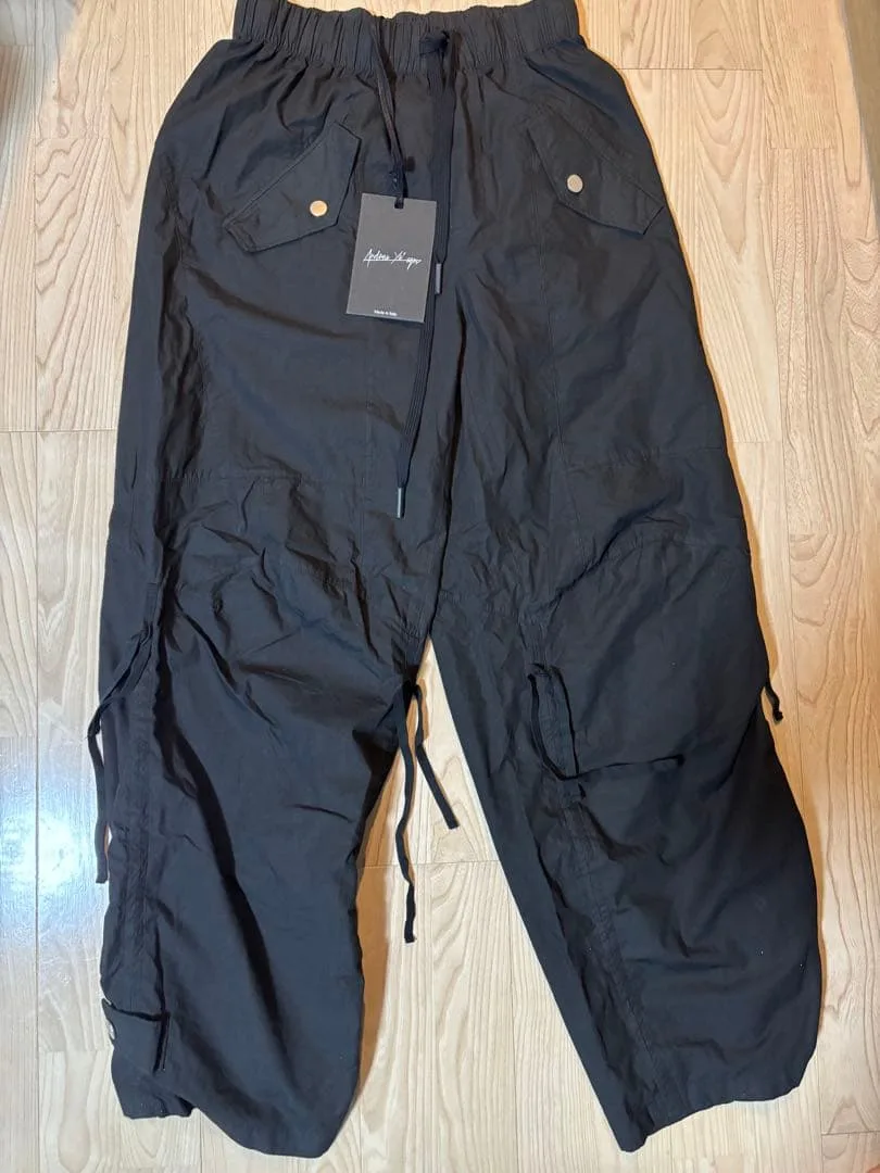 Andrea Ya'aqov ワークパンツ ブラック S 新品