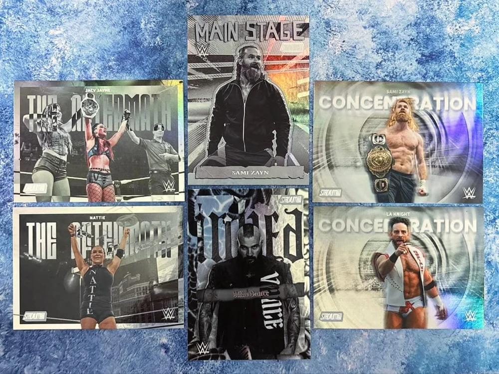 WWE Topps Stadium Club インサートカード 6枚セット