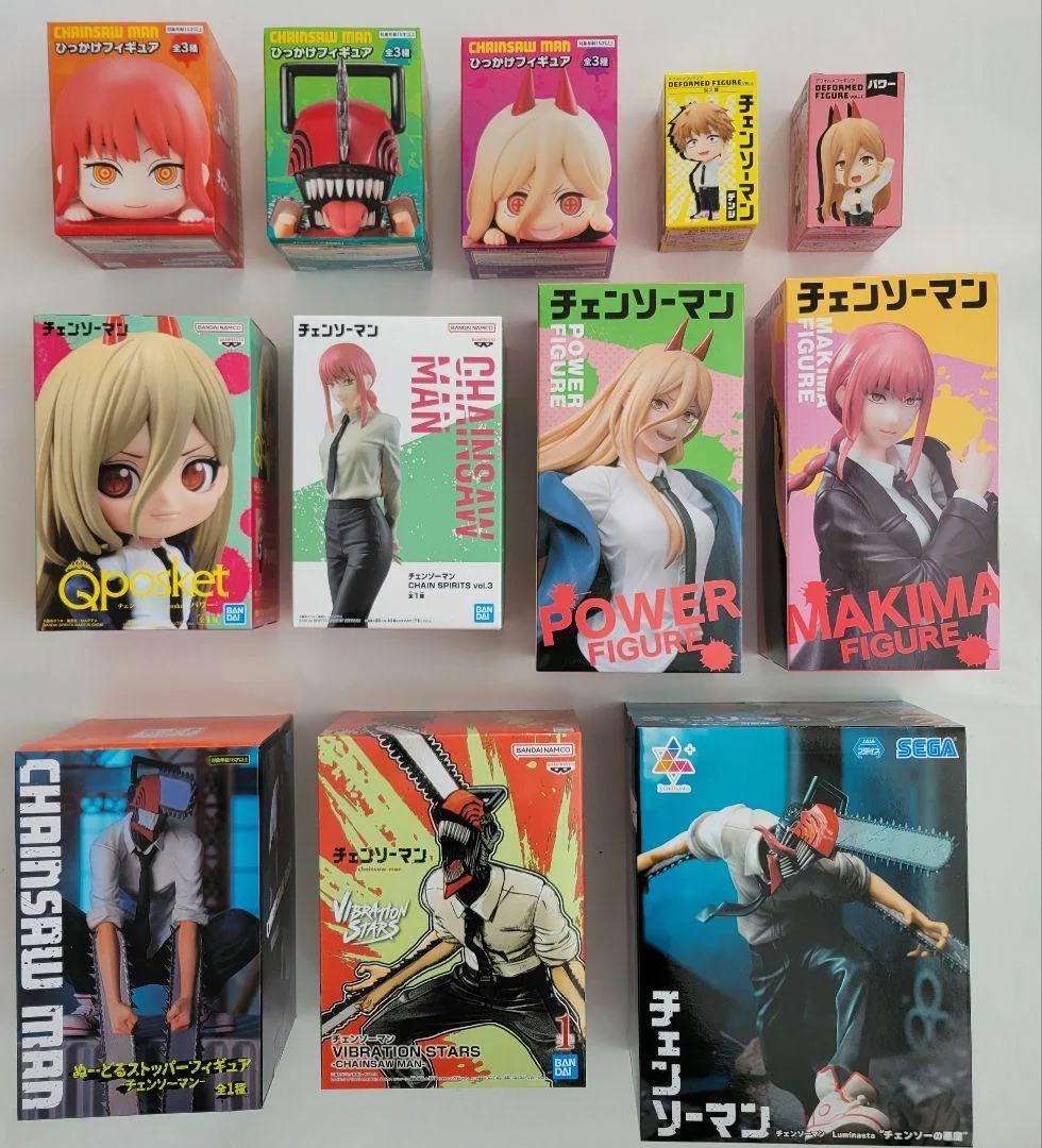 チェンソーマンフィギュアまとめ売り。(12個)