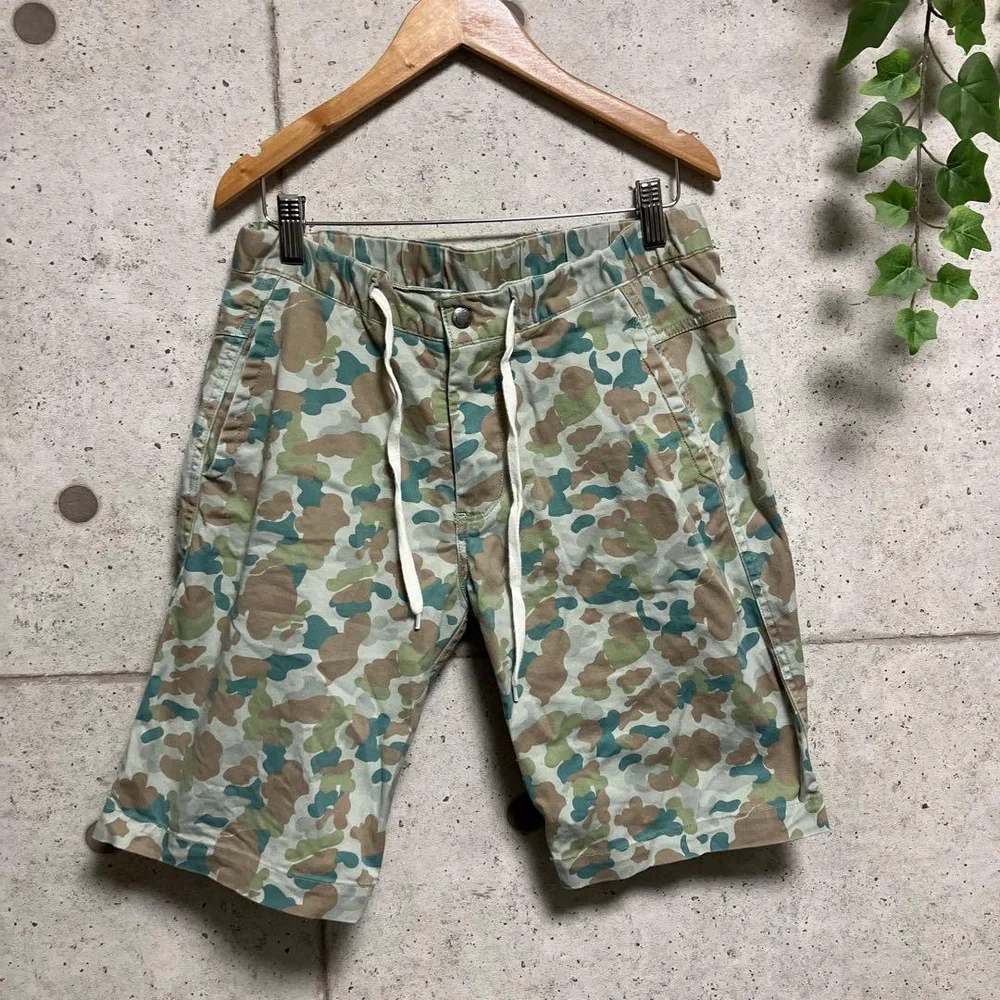 coen 迷彩 ショートパンツ S