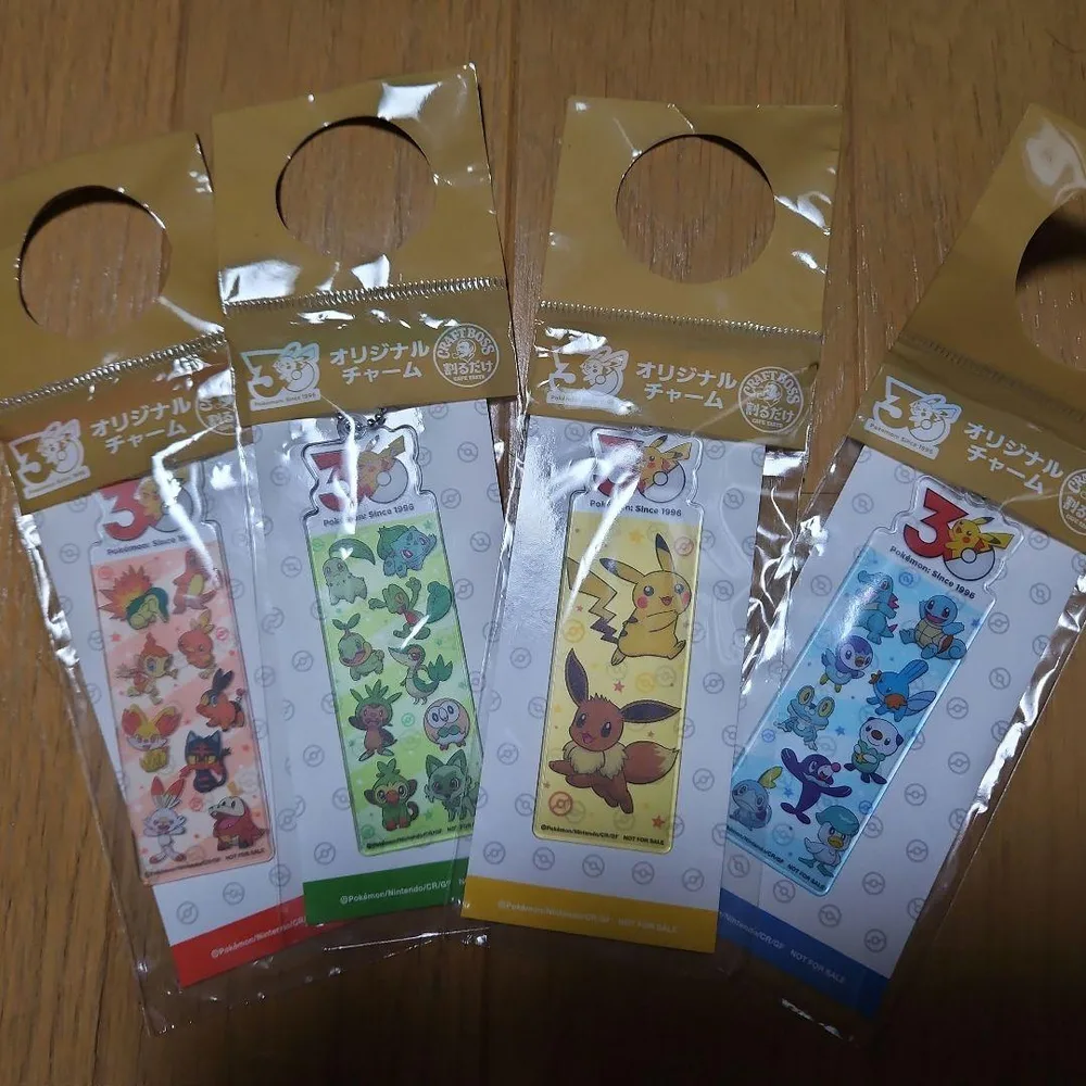 ポケモン CRAFT BOSS オリジナルチャーム 全4種セット