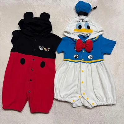 ディズニー ミッキー ドナルド カバーオール