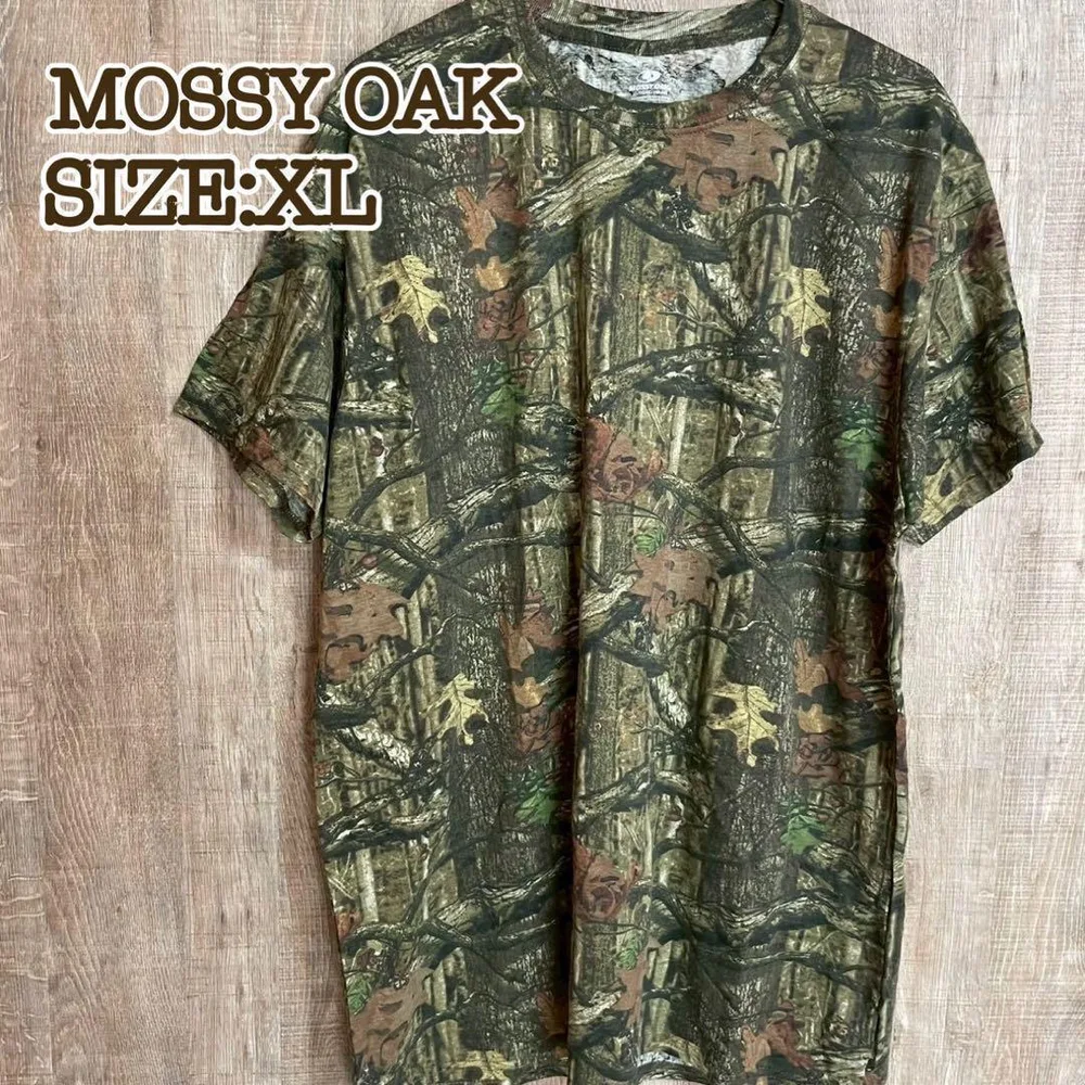 MOSSY OAK Tシャツ リアルツリーカモフラ 迷彩 XL