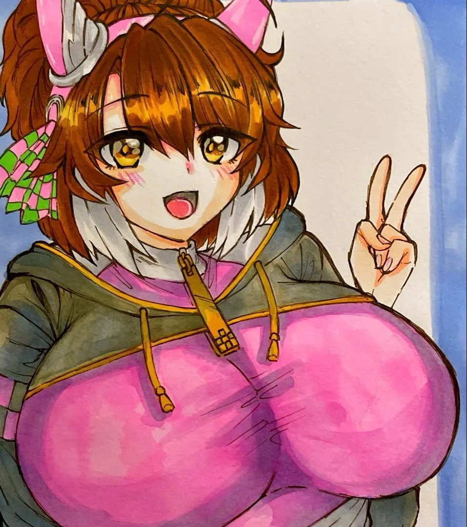 ウマ娘 ダンツフレーム 手描きイラスト A5