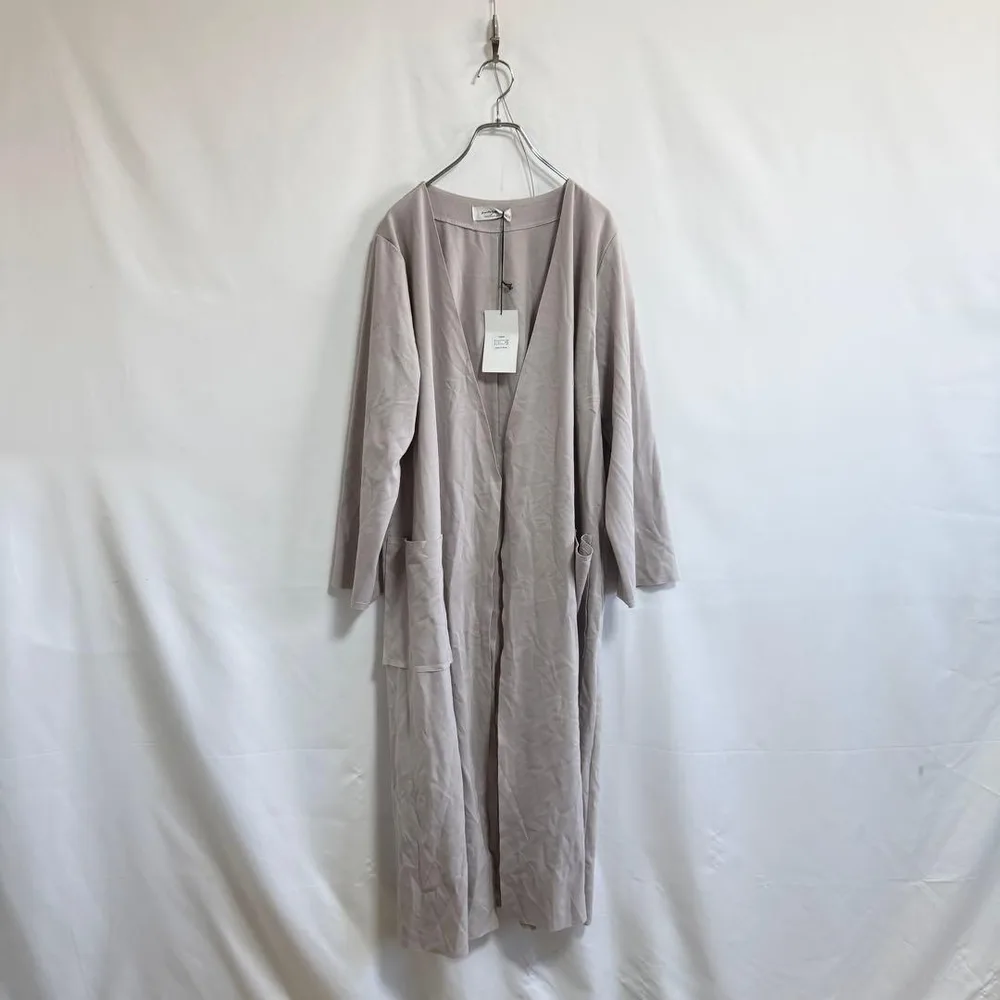 新品 MARJOUR ロング カーディガン ベージュ 長袖 F