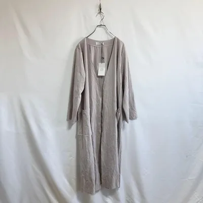新品 MARJOUR ロング カーディガン ベージュ 長袖 F